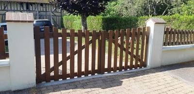 Portail en bois