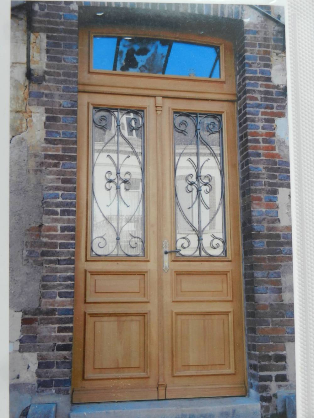 porte bois et metal
