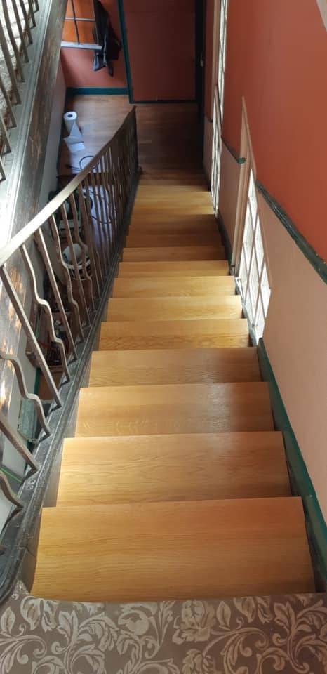 escalier en bois